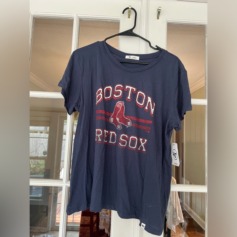 NWT 47 Brand Boston Red Socks Shirt Womens Size Large